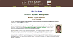 Desktop Screenshot of jdfoxexec.com